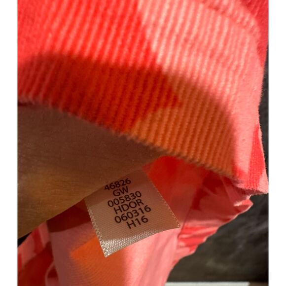 Hanna Andersson Dress Pockets Corduroy Floral Zipper 100% Cotton Size 150cm 12Y - Picture 6 of 6